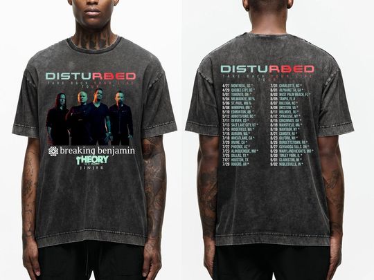 Discover Take Back Your Life Tour Shirt, Disturbed Take Back Your Life Concert 2023 Shirt