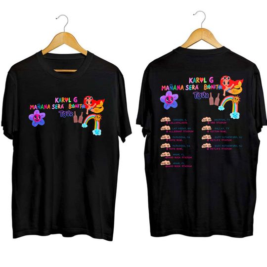 Discover Karol G 2023 Concert Shirt, Manana Sera Bonito 2023 Tour Shirt