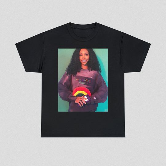 Discover SZA 90s Bootleg Vintage Black Shirt