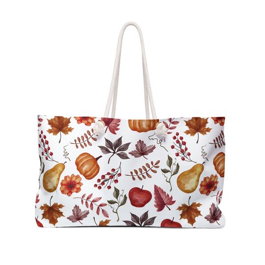 Discover Fall Thanksgiving Weekender Bag