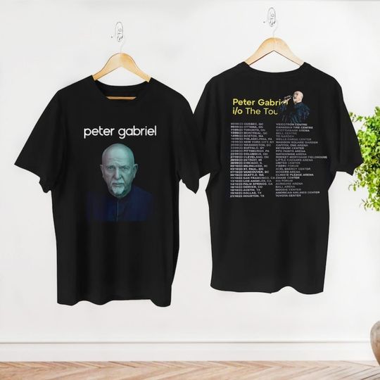 Discover Peter Gabriel i/o The Europe Tour 2023 T-Shirt, Peter Gabriel Tour Concert 2023