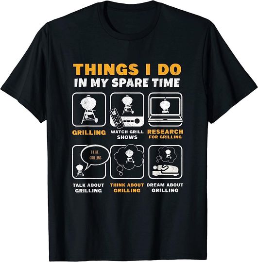 Discover NEW LIMITED Mens Grilling Gifts Funny BBQ Grill Grillmaster T-Shirt