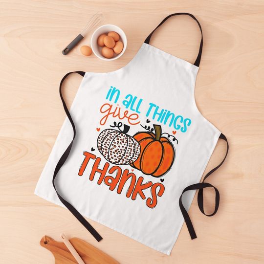 Discover Happy Thanksgiving Kitchen Apron