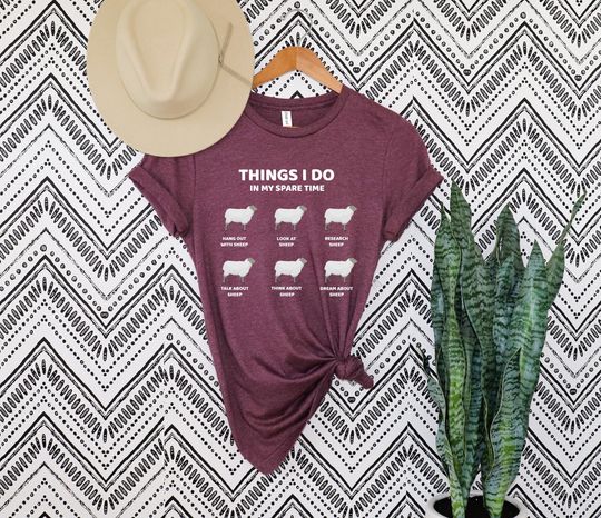 Discover Things I Do In My Spare Time Shirt, Farm Animal Shirt