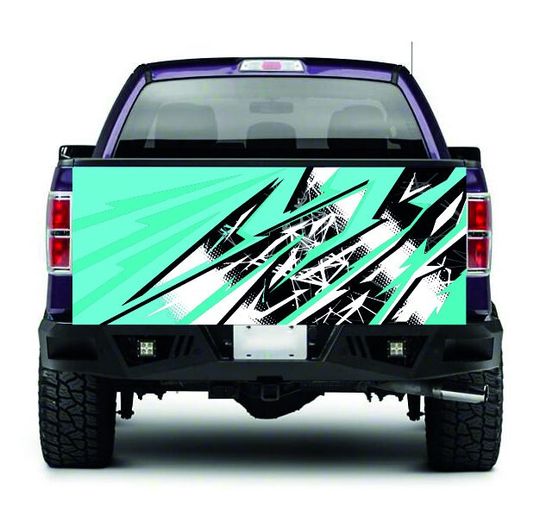 Discover Graffiti Graphic Tailgate Truck Decal