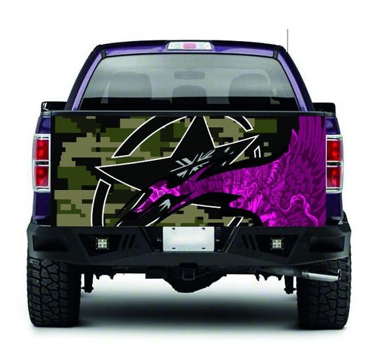 Discover Graffiti Graphic Tailgate Truck Decal