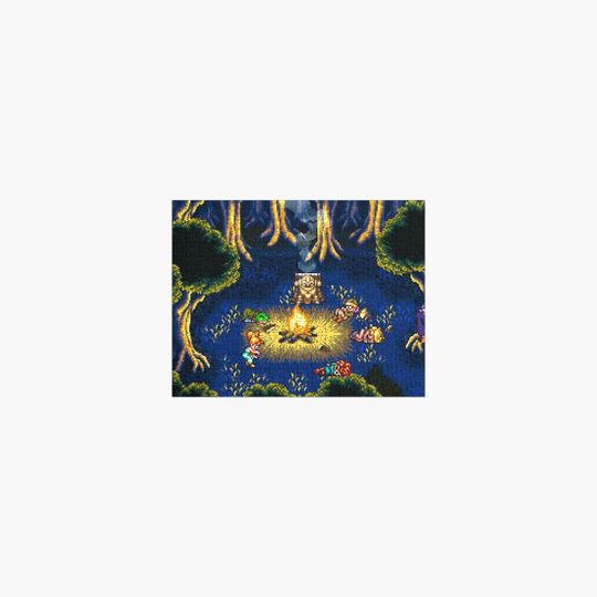 Discover Chrono Trigger Campfire Jigsaw Puzzle