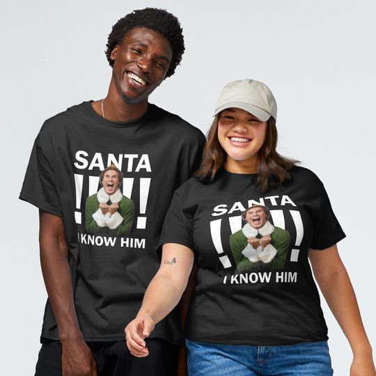Discover SANTA IS COMING! OMG! I KNOW HIM!  Classic T-Shirt