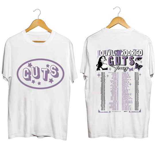 Discover Guts Olivia World Tour Shirt, Vintage Olivia Guts Tour Shirt