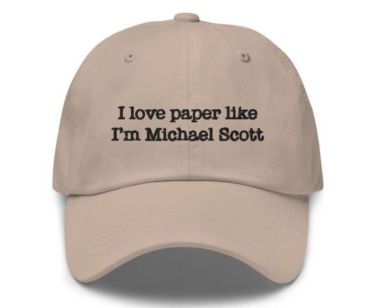 Discover I Love Paper Like I'm Hat | Embroidered Hat