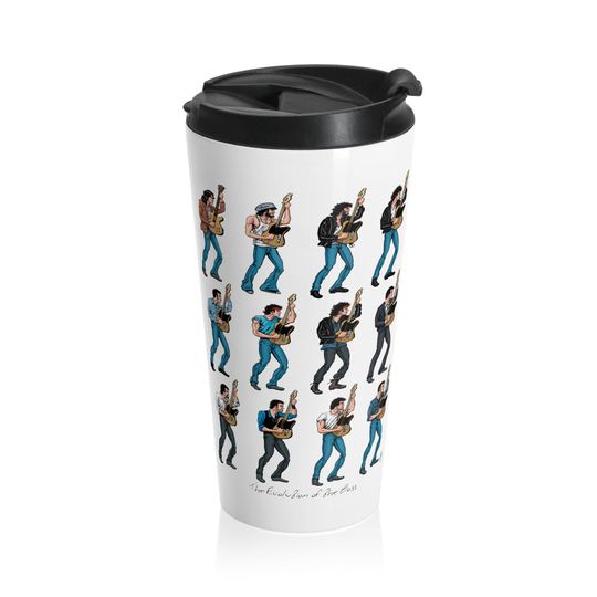 Discover Evolution of Springsteen Travel Coffee Mug