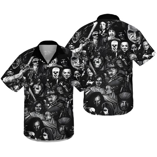 Discover Horror Movie Hawaiian Shirt