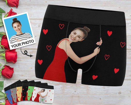 Discover Custom Photo Underwear, Custom Underwear with Face for Men, Personalize Gift