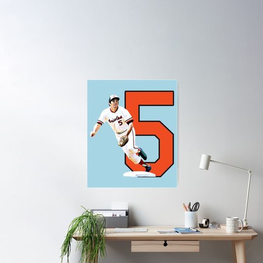 Discover Brooks Robinson Baseball Legendary Poster