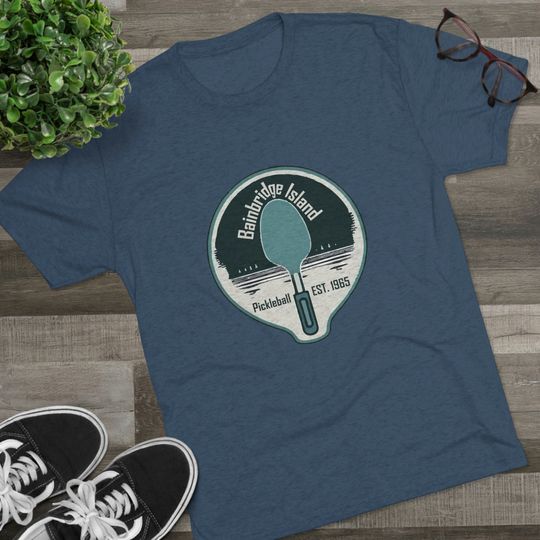 Discover Pickleball Shirt, Vintage Pickleball T-shirt gift, Unisex Tri-Blend Crew Tee