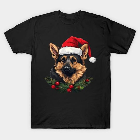 Discover German Shepherd Christmas - German Shepherd - T-Shirt