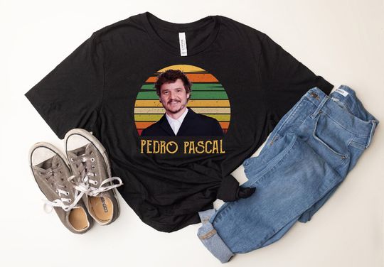 Discover Pedro Pascal T-Shirt, Vintage Pedro Pascal T-shirt