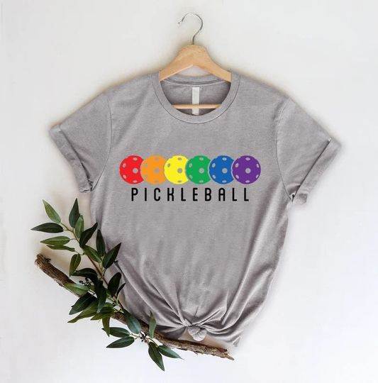 Discover Pickleball Gay Lesbian Tee, LGBTQ Pickle Ball Shirt, Pickleball Shirt