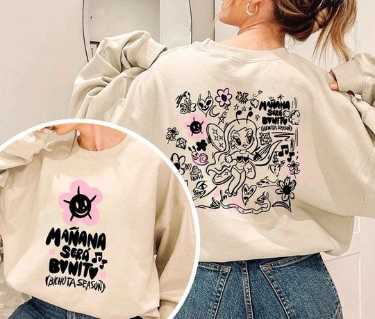 Discover Karol G Tour 2023 Double Side Sweatshirt, La Bichota Tee, Music Concert Merch, Hoodie Bichota Season