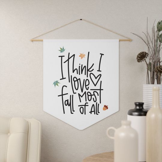 Discover Love Fall Hanging Pennant - Fall Decorations
