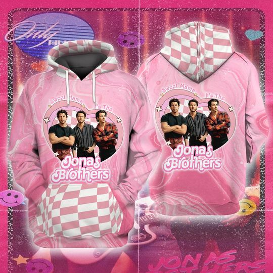 Discover Jonas Brothers 3D Hoodie, Jonas Brothers Five Albums One Night Tour 3D Hoodie