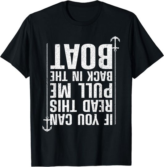 Discover Funny Boating Design For Men Women Boating Boater Boat Owner T-Shirt
