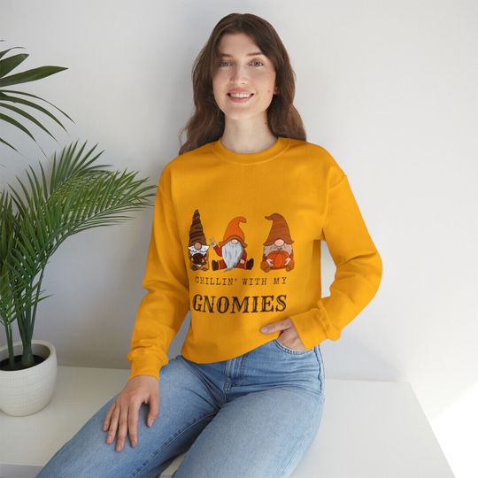 Discover Chillin' With My Gnomies Thanksgiving Sweatshirts