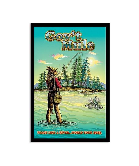 Discover Gov't Mule Peace Like A River World Tour 23 Poster