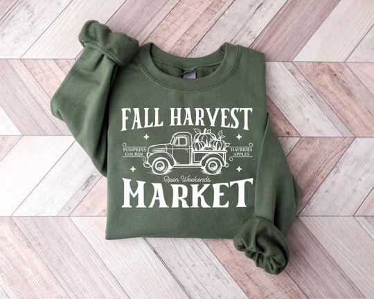 Discover Fall Harvest Market Thanksgiving Sweatshirt