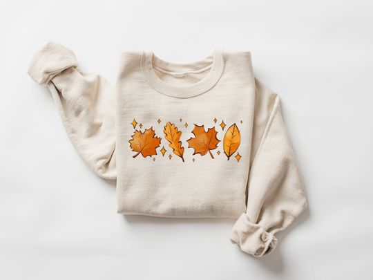 Discover Fall Leaves Thanksgiving Sweatshirt
