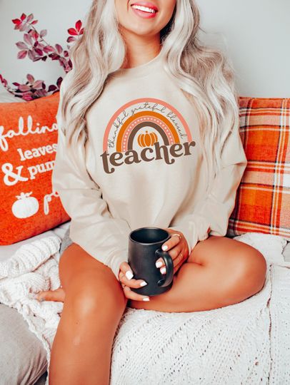 Discover Fall Teacher Thanksgiving Sweatshirt