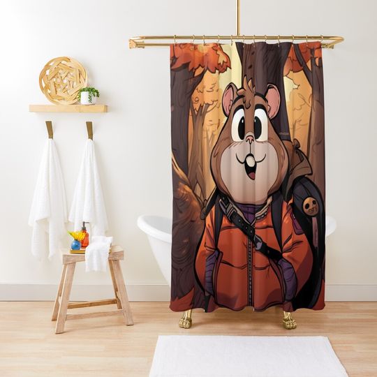 Discover Nutty for Nature! Shower Curtain