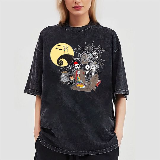 Discover Nightmare Before Christmas Shirt, Movie Characters Shirt