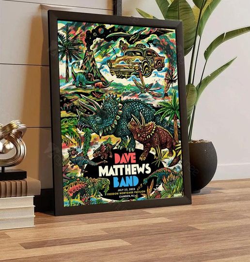 Discover Dave Matthews Band July 22 2023 Camden, NJ Poster
