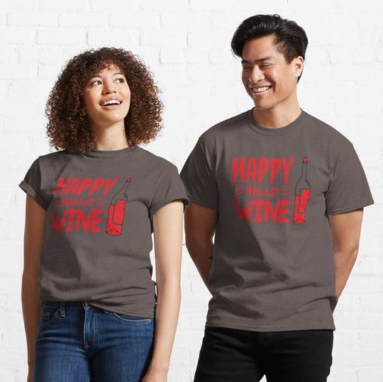 Discover Happy HalloWine Classic T-Shirt