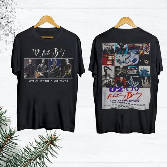 Discover U2 Achtung Baby Live at Sphere Las Vegas Tour 2023 T-Shirt