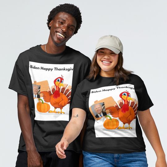 Discover Joe Biden Happy Thanksgiving Funny T-Shirt