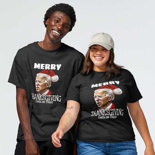 Discover Joe Biden Merry Thanksgiving Funny T-Shirt