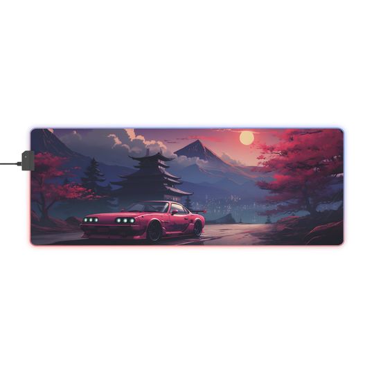 Discover Gaming LED Mouse Pad Cute Desk Pad