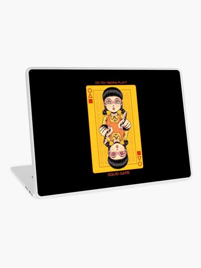 Discover Squid Cosplay Killer Doll. Red light, green light! | Laptop Skin