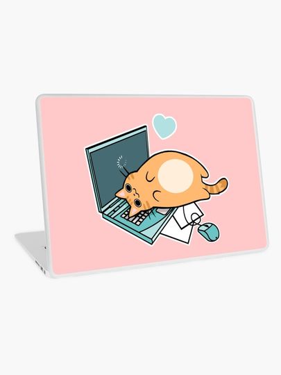 Discover Cute Laptop Cat | Laptop Skin
