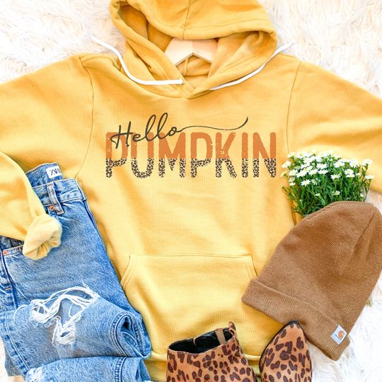 Discover Hello Pumpkin Sweatshirt, Fall Sweatshirt, Fall Hoodie