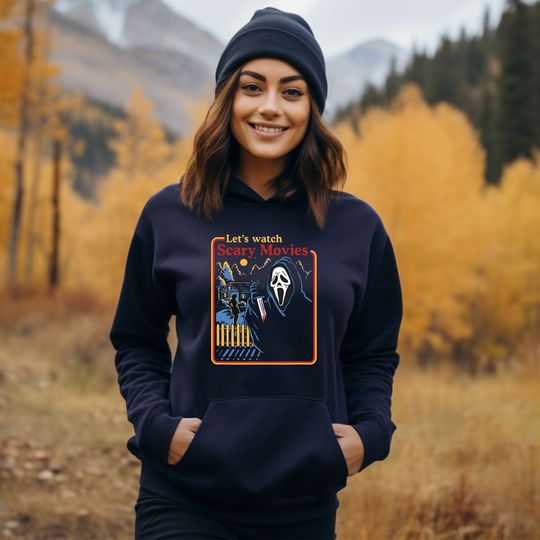 Discover Scary Movies Hoodie for Halloween