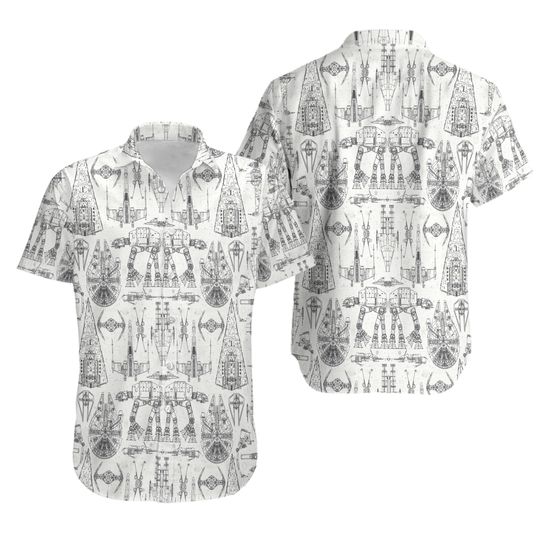Discover Tropical Shirt, Hawaii Summer ShirtStar Wars Button Up Shirt