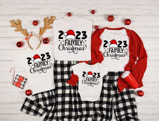 Discover 2023 Family Christmas Crew Shirts