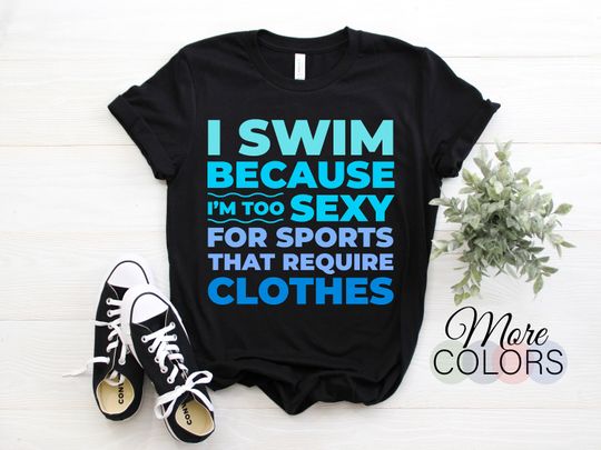 Discover Swimming For Men Women Swimmer Swim Instructor Funny T-Shirt