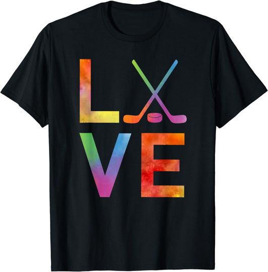 Discover Women's Ice Hockey Love T-Shirt