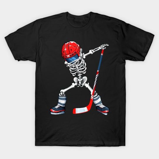 Discover Hockey Skeleton - Hockey Skeleton - T-Shirt