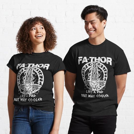 Discover Father Fathor Like A Dad But Way Cooler Father's Day Classic T-Shirt