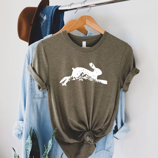 Discover Hop into Nature's Delight with our Rabbit T-Shirt, Celebrate the Beauty and Playfulness Shirt